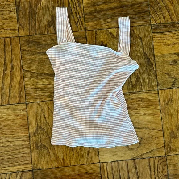 Reformation size S striped crop gable top - Picture 1 of 4